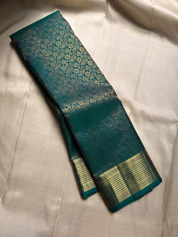 Peacock Kanjivaram Silk Saree | Wedding & Reception Wear