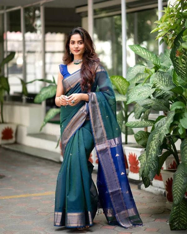Peacock Paithani Silk Saree | Festive & Party Wear