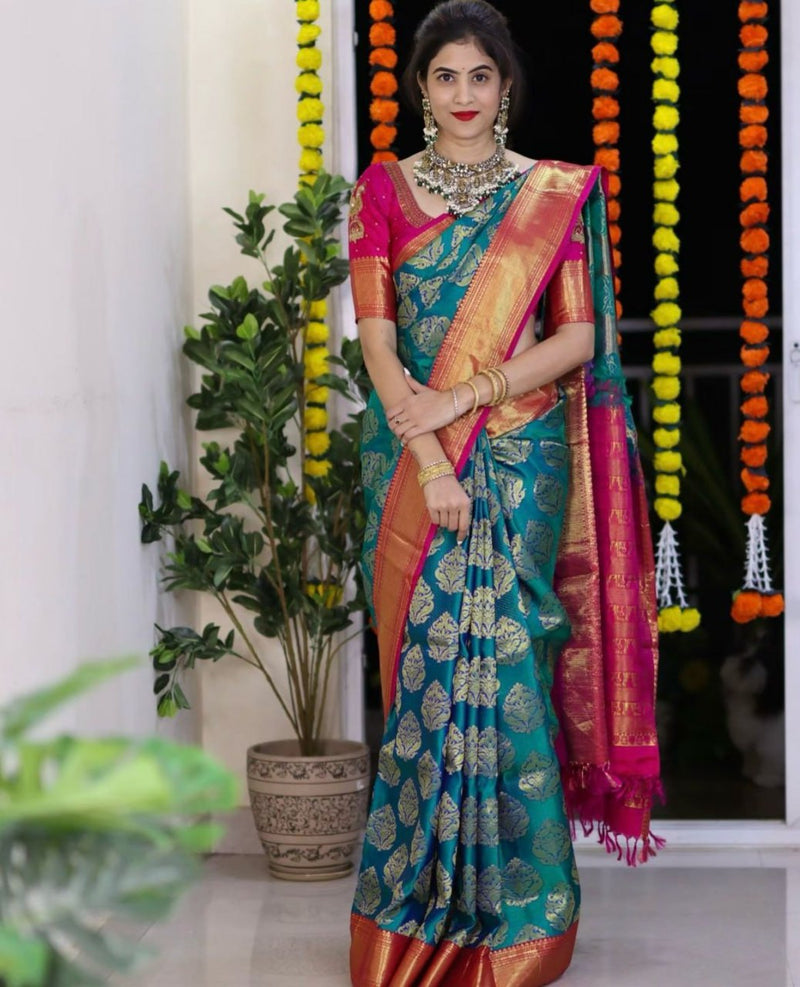 Peacock Paithani Silk Saree | Festive & Party Wear