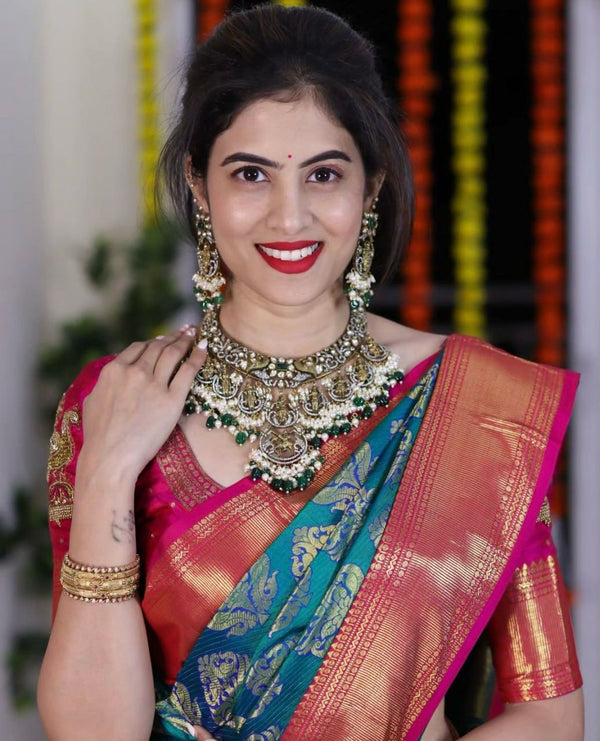 Peacock Paithani Silk Saree | Festive & Party Wear