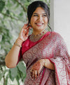 Pink Banarasi Silk Saree | Bridal & Festive Wear