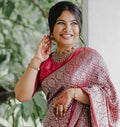 Pink Banarasi Silk Saree | Bridal & Festive Wear
