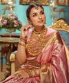 Pink Banarasi Silk Saree | Bridal & Festive Wear