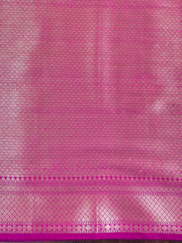 Pink Banarasi Silk Saree | Ethnic Wear for Women