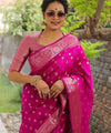 Pink Banarasi Silk Saree | Ethnic Wear for Women