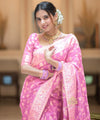 Pink Banarasi Silk Saree | Ethnic Wear for Women