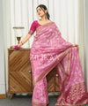 Pink Banarasi Silk Saree | Festival & Ceremony Wear