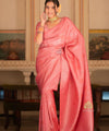 Pink Banarasi Silk Saree | Festival & Ceremony Wear