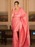 Pink Banarasi Silk Saree | Festival & Ceremony Wear