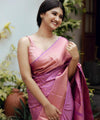 Pink Banarasi Silk Saree | Festival & Ceremony Wear