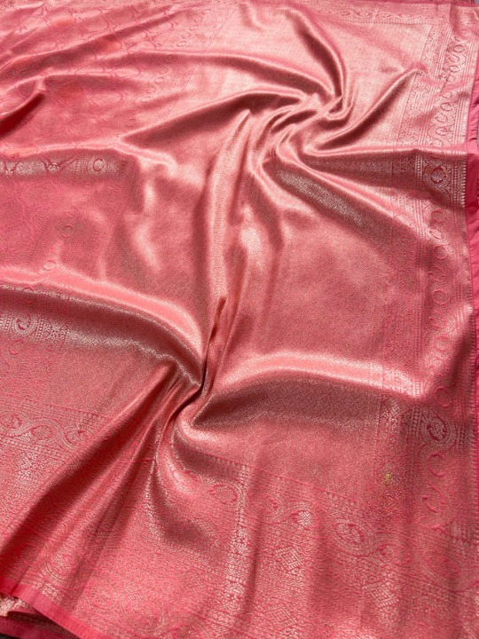 Pink Banarasi Silk Saree | Festival & Ceremony Wear
