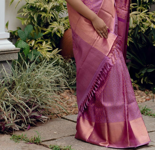 Pink Banarasi Silk Saree | Festival & Ceremony Wear