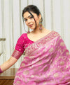 Pink Banarasi Silk Saree | Festival & Ceremony Wear