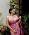Pink Banarasi Silk Saree | Festival & Ceremony Wear