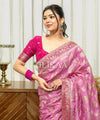 Pink Banarasi Silk Saree | Festival & Ceremony Wear