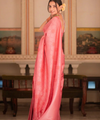 Pink Banarasi Silk Saree | Festival & Ceremony Wear