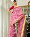 Pink Banarasi Silk Saree | Festival & Ceremony Wear