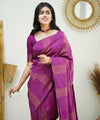 Pink Banarasi Silk Saree | Festive & Party Wear