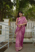 Pink Banarasi Silk Saree | Festive & Party Wear
