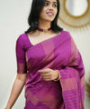 Pink Banarasi Silk Saree | Festive & Party Wear