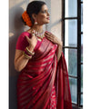 Pink Banarasi Silk Saree | Festive & Party Wear
