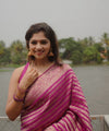 Pink Banarasi Silk Saree | Festive & Party Wear