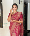 Pink Banarasi Silk Saree | Traditional Wedding Wear