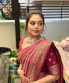 Pink Banarasi Silk Saree | Traditional Wedding Wear