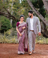 Pink Banarasi Silk Saree | Traditional Wedding Wear