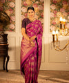 Pink Banarasi Silk Saree | Wedding & Festive Wear