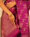 Pink Banarasi Silk Saree | Wedding & Festive Wear