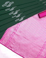 Pink Banarasi Silk Saree | Wedding & Reception Wear