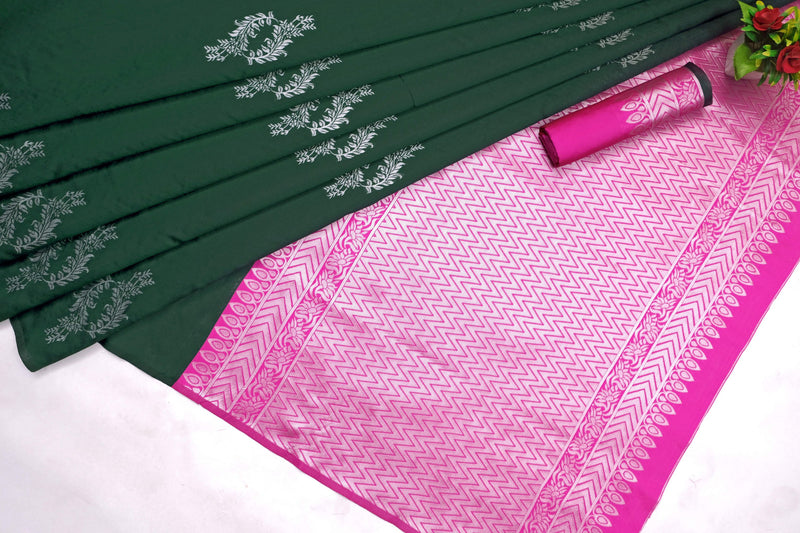 Pink Banarasi Silk Saree | Wedding & Reception Wear