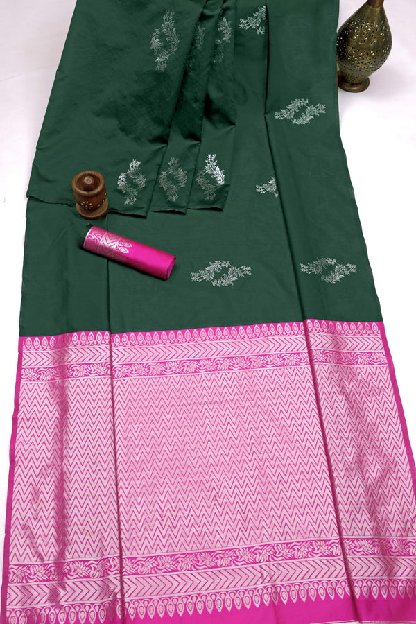 Pink Banarasi Silk Saree | Wedding & Reception Wear