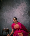 Pink Banarasi Silk Saree | Wedding & Reception Wear
