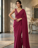 Pink Berry Bollywood Designer Saree | Party & Festive Wear