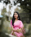 Pink Cotton Saree | Comfort Handloom Weave