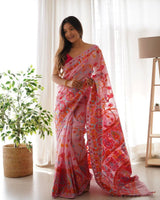 Pink Cotton Saree | Daily & Festive Wear