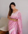 Pink Cotton Saree | Ethnic Wear for Women