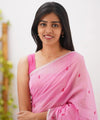Pink Cotton Saree | Ethnic Wear for Women