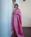 Pink Cotton Saree | Everyday Ethnic Wear