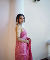 Pink Cotton Saree | Everyday Ethnic Wear