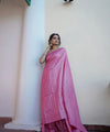 Pink Cotton Saree | Everyday Ethnic Wear