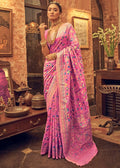Pink Cotton Saree | Festive & Party Wear