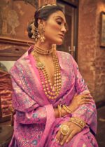 Pink Cotton Saree | Festive & Party Wear