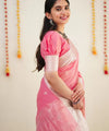Pink Cotton Saree | Office & Casual Wear