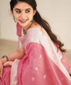Pink Cotton Saree | Office & Casual Wear