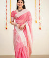 Pink Cotton Saree | Office & Casual Wear
