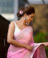 Pink Cotton Saree | Traditional Handloom Wear