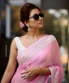 Pink Cotton Saree | Traditional Handloom Wear